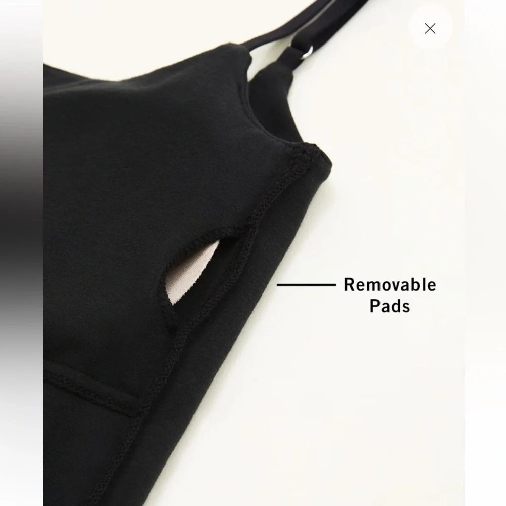 NWT Abercrombie & Fitch Women's Bra-Free 90s Cami Bodysuit - Picture 2 of 5